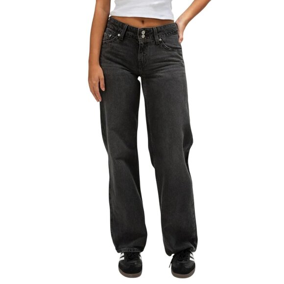 LEVI'S Superlow Loose Jeans - Mic Dropped Black Rinse NWT - Size 29 - Picture 3 of 9